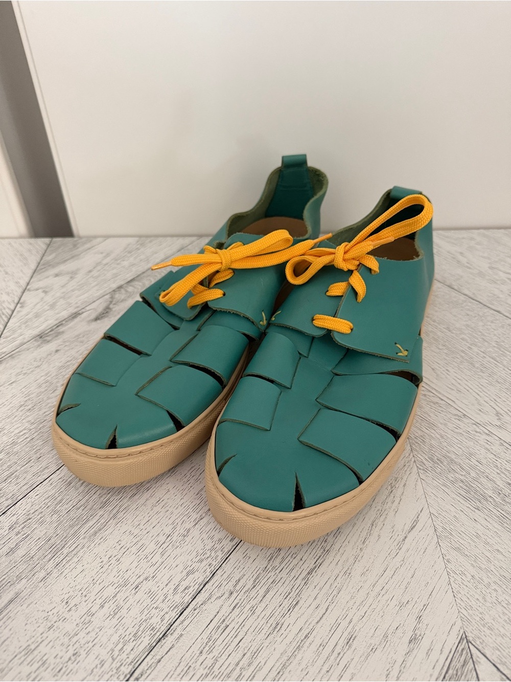 John Fluevog | Lopro 2 Punch Buggy Woven Sneakers - Size EU 43